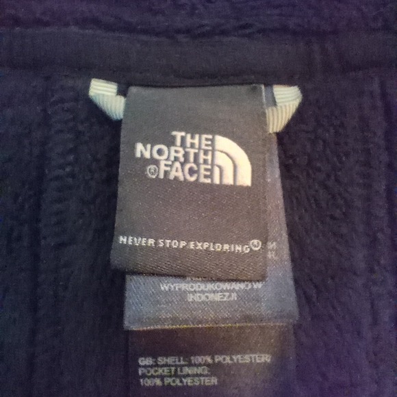 The North Face Womens M Morning Glory Full Zip Black Lightweight Fleece Jacket - Picture 8 of 15